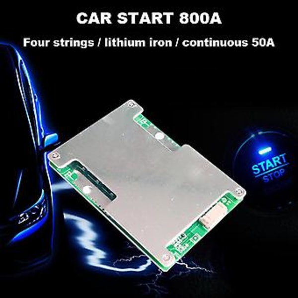 4s 12v 800a Po4 Charr Bms Board Med Ba/forbedret Pcb Board