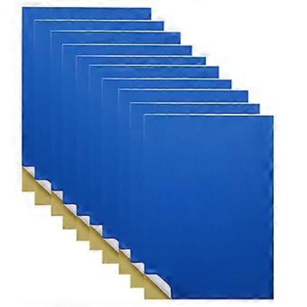 A4 Tarratulostuspaperi - A4 Tarrat 21x29,7 cm Laser-/Mustesuihkutulostimille, toimistoon, kouluun, tummansininen