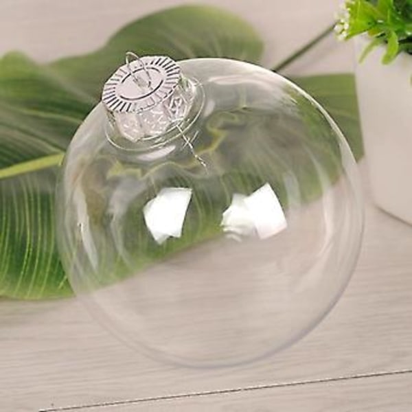 Läpinäkyvä Kirkas DIY Ripustettava Pallo Koristeet Rotat F