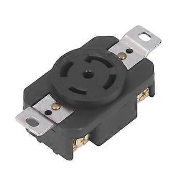 5 Håls Industriellt Uttag Mässingskontakter Låsande Uttag US Standard 30A 120/208V