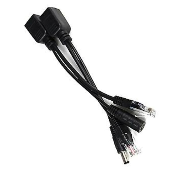 Poe Nettverk Strømforsyning Adapter Kabel Poe Splitter Poe Kombiner Strømforsyningskabel Poe Strømforsyning