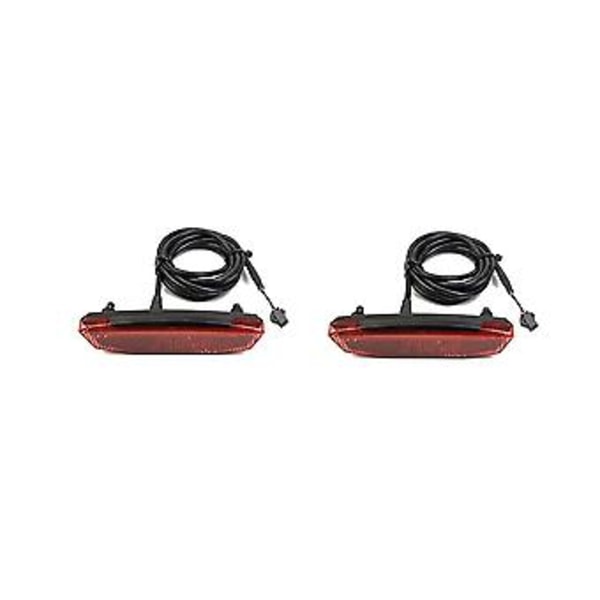 2 stk. 6-60v Elektrisk Sykkel Elektrisk Sykkel LED Varsellampe Sikkerhet C