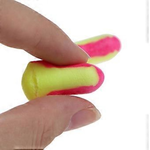 10 Par Elastiska Skumöronproppar Anti-brus Öronproppar Snarksäkra Sovöronproppar   Tåliga Återanvändbara Öronproppar