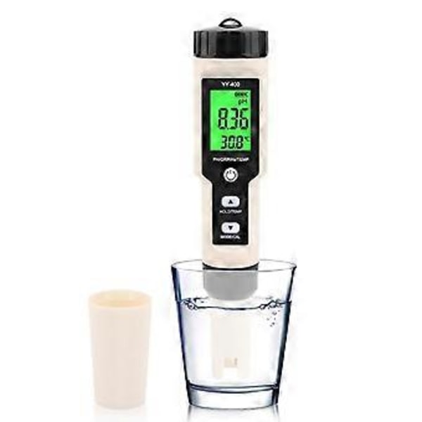 Vandkvalitetsmåler Test Pen Bærbar 4 I 1 Ph Orp H2 Temperatur Tester Yy-400