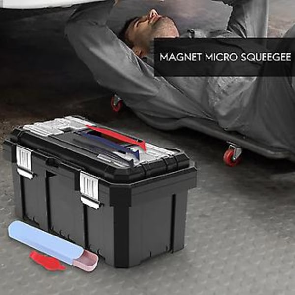 Verktygssats för vinylapplikation på fordon Edd Fold Squeegee Flexibel -squeegee Böjd Spårtoningsverktygssats
