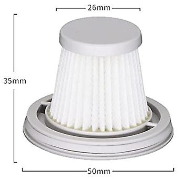 Hepa Filter til Støvsuger Mini Håndholdt Støvsuger Hepa Filter til Mijia Håndholdt Støvsuger