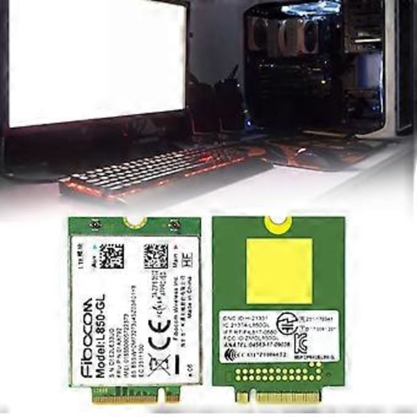 L850-GL M2 - High-end LTE trådløst modul, understøtter LTE-FDD/ LTE-TDD/ WCDMA til ThinkPad X1 Carbon Gen6 X280 T580 T480s L480
