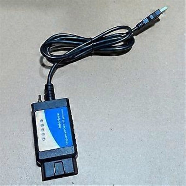 USB Automaattinen Diagnostiikkatyökalu Siruohjelmisto USB OBD-koodinlukija