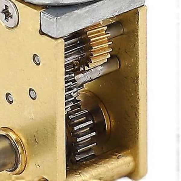 DC6V Yksiakselinen kierukkavaihdemoottori kiinnitysalustalla, Micro DC -vaihteistoharjamoottori 30RMP (1:236 alennussuhde)