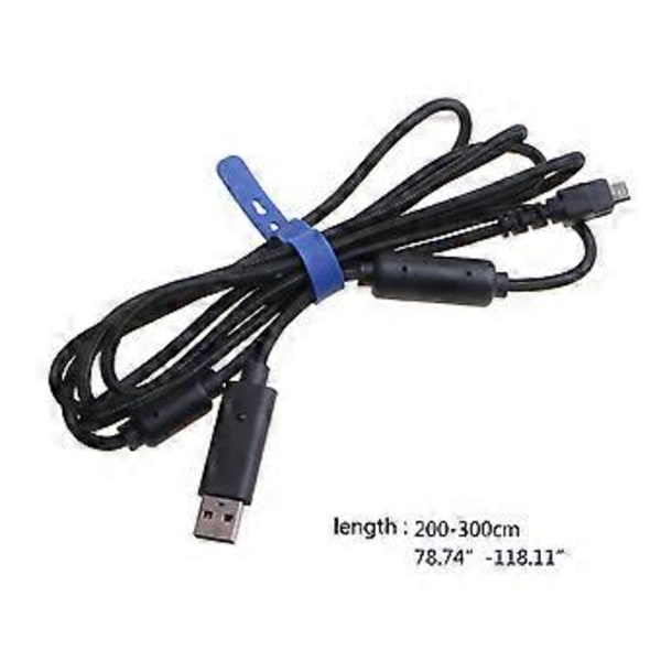 1,9 m USB-kabel Nylonflätad sladd Ersättningskabel för Razer för Wolverine för Xbox One Spelkontroller Reparationsdel Tillbehör
