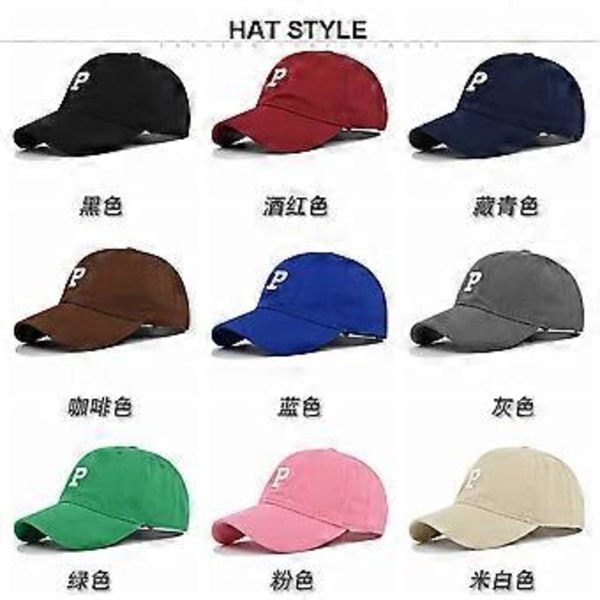 P tredimensionell broderi baseballkeps koreansk version broderad skärmkeps solskydd baseballkeps lastbilschaufförhatt