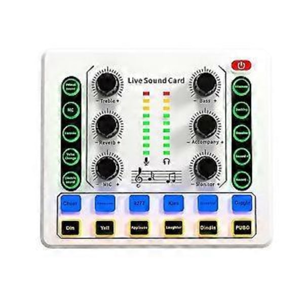 M8 Live Lydkort Trådløs Bluetooth Audio Mikser Digital Mikser Støyreduksjon Live Streaming Broa