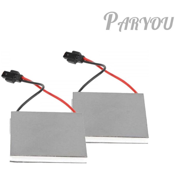 2-pakke varmeforsynet komfurblæsergenerator, udskiftningsmotor til komfur i hjemmet, pejsblæser, brændeovn, 40x40mm