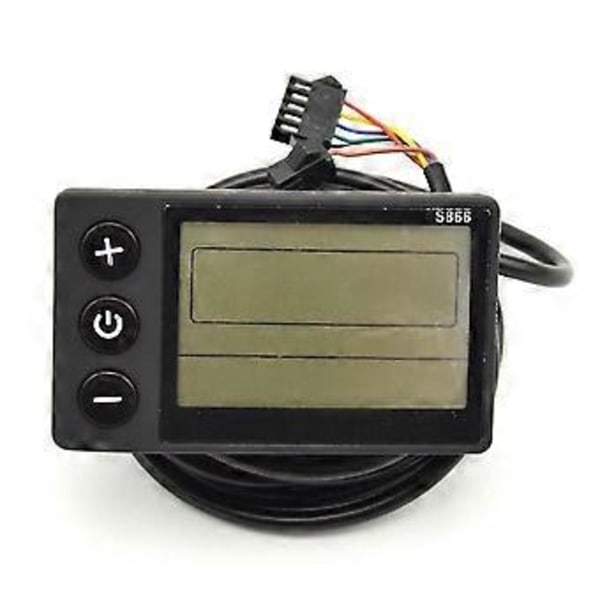 S866 Elektrisk Cykel Display LCD Mätare För Intelligent Kontroller Ebike Panel Sm Kontakt Elektrisk Cykel