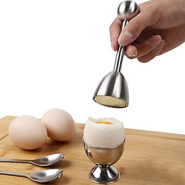 Less Stål Eggseparator, 4 Skjeer, 4 S, 1 Fjerner