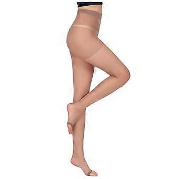 Damstrumpor Mode Heta Öppen Tå Sheer Ultratunna Tights Strumpbyxor Anti-Fällning Underdel Strumpbyxor-B