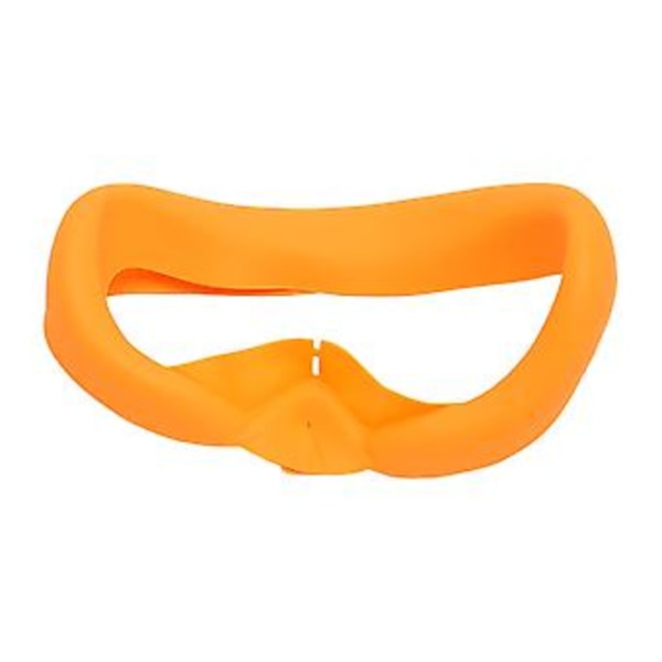 VR Silikone Ansigtsdækning Vandtæt Vaskbar Blød VR Ansigtsmaske Pude til PICO 4 VR Briller Orange