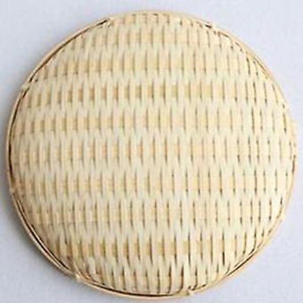 Bambuvävda Korgar Disk Förvaring Frukt Bröd Mat