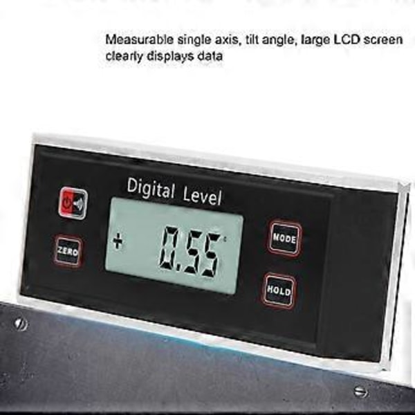 Vattenpass Inclinometer Digital Display Strip Typ Lutningsbox Vinkelmätare Gradtal