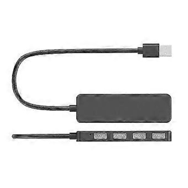 USB-hubb, 4-portars USB-adapter Ultratunn USB-splitter, Multi USB-portförlängare USB-förlängningskabeladapter för PC, Laptop, Desktop, Notebook, Macbook, Net