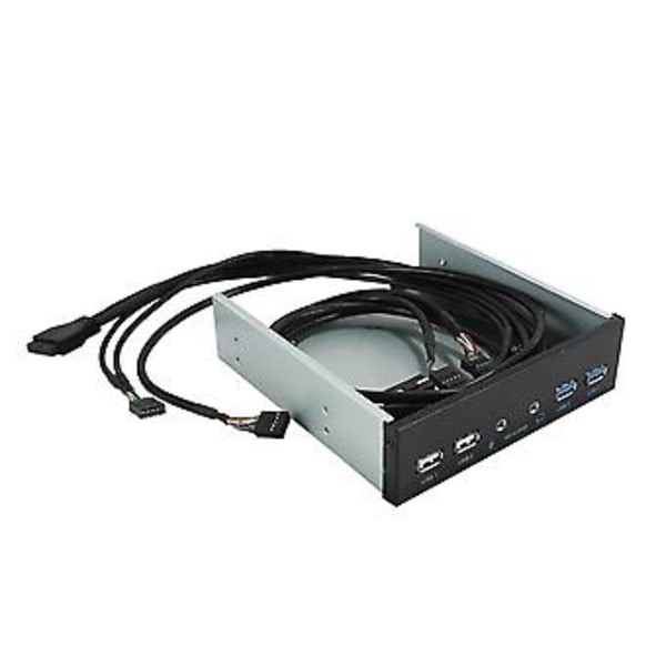 5.25 Tums Intern USB-hub med 2 Portar för Stationär Dator