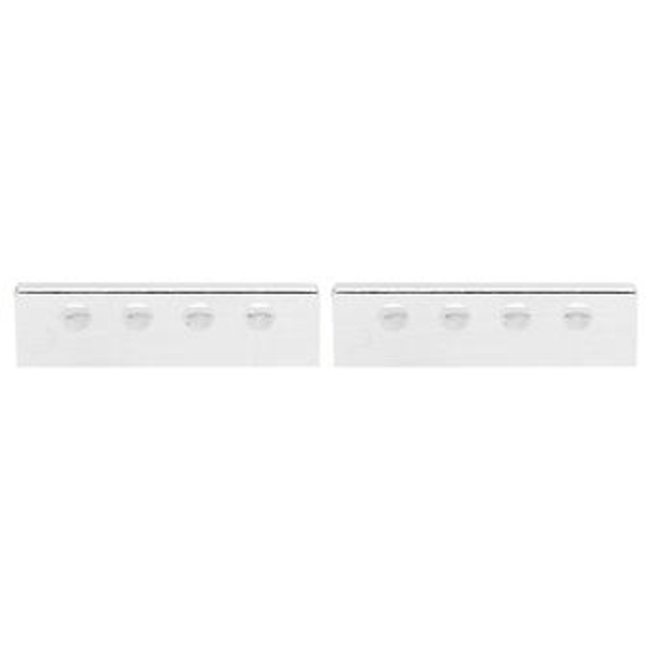 2kpl 310300040040 4-reikäinen L-muotoinen kanava Alumiinikanavan lisäosat (40mm)
