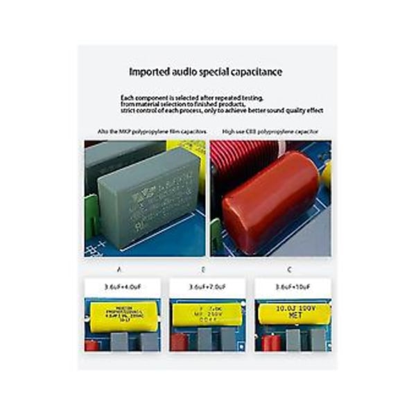 High Midran 2-veis Frekvensdeler Hifi Tak Ser Modifisert Konferanse O Deler C