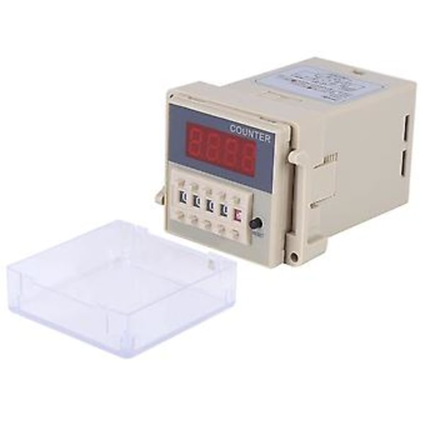 AC 220V 3A Digital Räknarrelä DH48J-8 1-999900 LED-Display