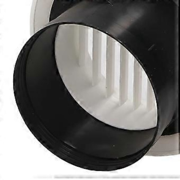 Runt Luftventil ABS Lamellgaller Skydd Undertak för Badrum Kontor Kök Ventilation 4 tum