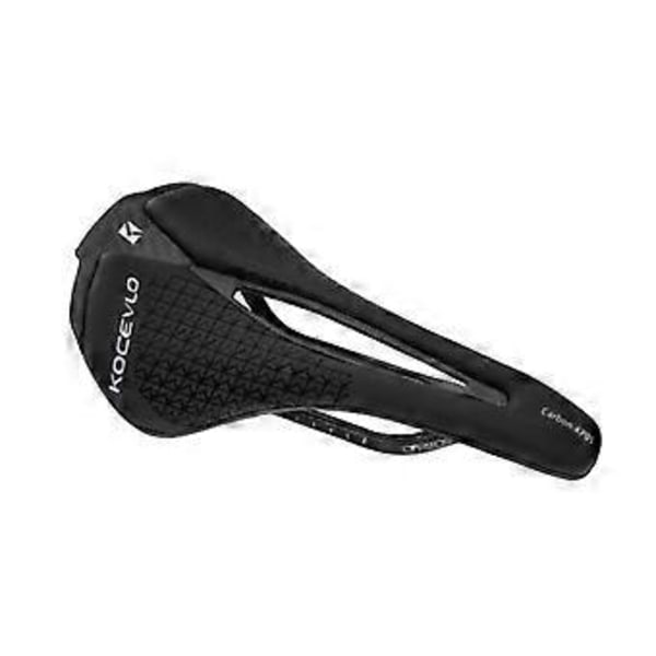 Ultralet Fuld Carbon Fiber Cykelsæde Mountain Road Cykelsadel Læder Hul Cykelsæde