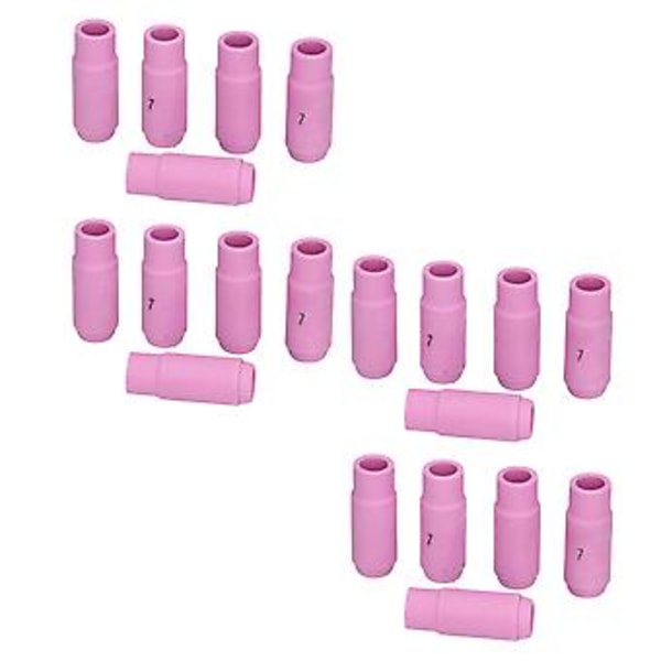 20 kpl 47 mm TIG-suutin alumiinioksidikeramiikka suojakuppi argonkaarihitsauspolttimon kulutustarvikkeet 10N47 7#