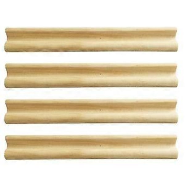 Domino-brett i tre, sett med 4, Domino-stativ i tre, Domino-holdere for Domino