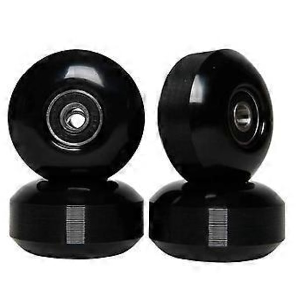 Skateboardhjul med lejer 52x30mm Street Pu Hjul Skateboarddele Cruiser Longboard Hjul (4) Sort