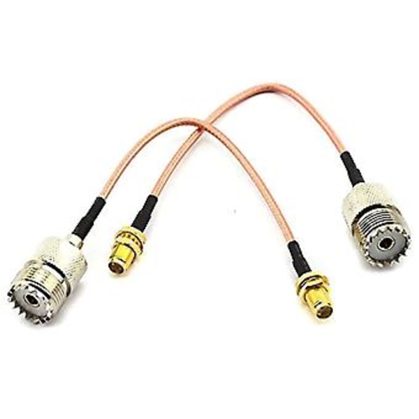 Kädessä pidettävä antennikaapelisovitin UHF-tukiasemille ja mobiiliantenneille - Sma naaras UHF So-239 naaras C