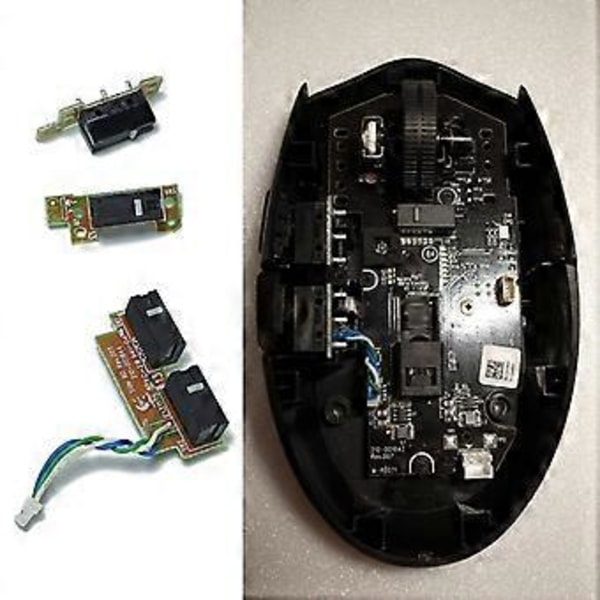 Mus Mikro Switch Knapp Cirkel Kort för Nyckel Moderkort för G304 G305 Mus Knapp Kort Kabel Reparationsdelar