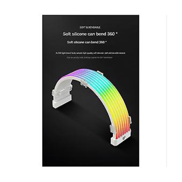 Rgb 24pin Moderkorts Förlängningssladd Argb Pc Chassi Led Ljusramp 5v 3pinx2+4pin Datorlampa S
