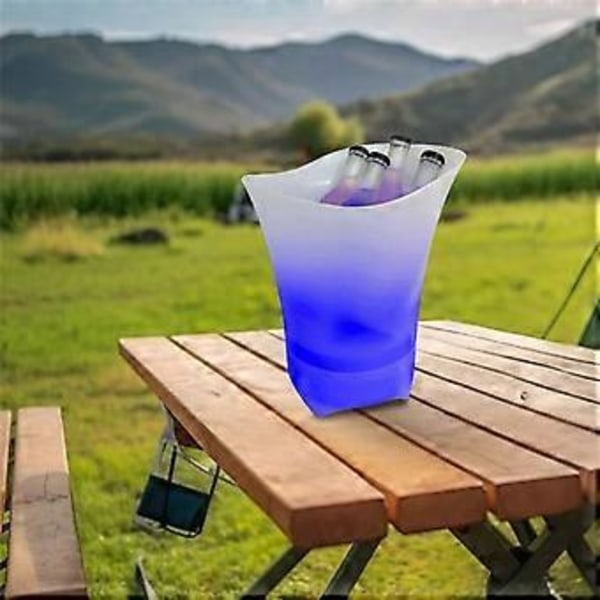 LED Ishink Högtalare Färgglad Chill Bärbar Ishink med Inbyggd Trådlös Högtalare Brett Utbud av Användningsområden