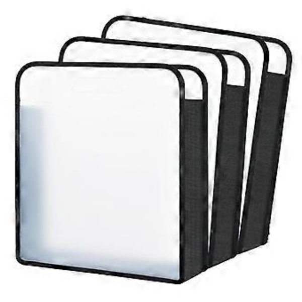 3-pack Scrapbook Pappersförvaring Organizer, Expanderande Papper för 12 X 12 Ark, Scrapbook Pappersförvaring Svart