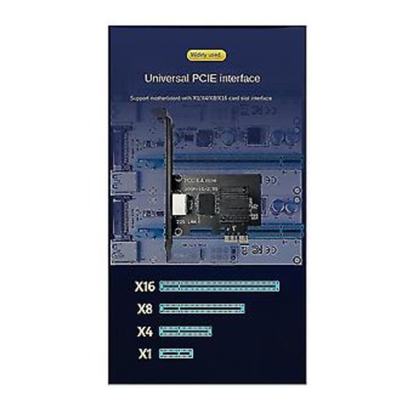 2.5g Single Port Gigabit 2500m I225 Pci-e Kablet Desktop Spil Gaming