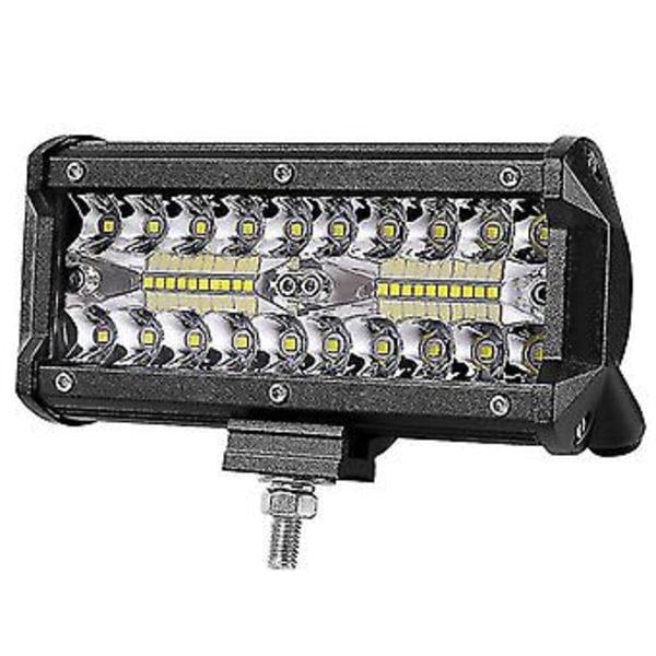 7 Tum 120w Kombinerad Led Ljusramp Spot Flood Beam För Arbete Körning Offroad Båt Bil Traktor Lastbil Su