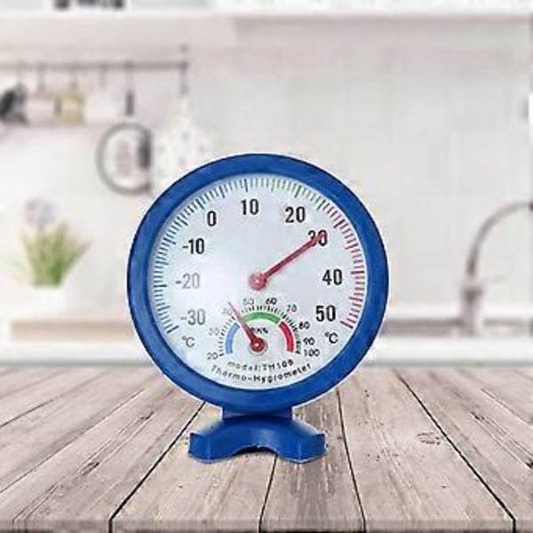 5 stk. Dial Termometer - Udendørs termometre til terrasse, buet glas køleskabstermometer serigrafi, Dial Termometer Øjeblikkelig aflæsning tydeligt D (d-4-)