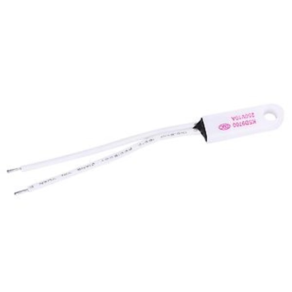 KSD9700 Normalt Lukket Temperaturkontrolkontakt Keramisk Probe 40-150℃ 250V 10A 115℃