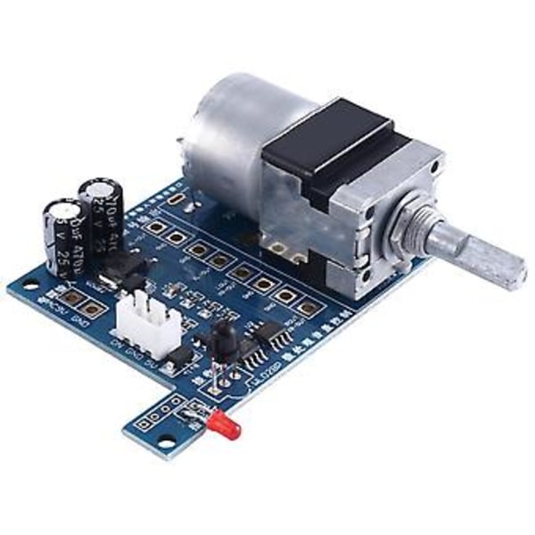 AC/DC 9V med indikatorlampa infraröd fjärrkontroll potentiometer volymkontrollkort 100kb Vers