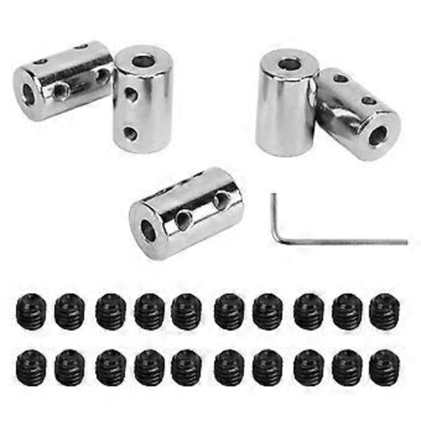 Steppermotor Tillbehör, 5STK CNC Motor Käke Universal Axelkoppling Cylindrisk Koppling Verklig Förträfflighet