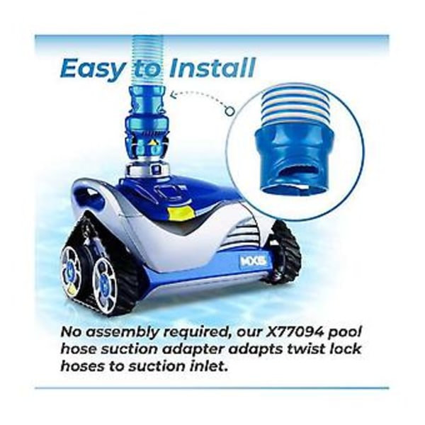 4st Ersättningsdelar Pool Dammsugarslang För Zodiac Mx6 Mx8 Poolrengörare Pooladapter