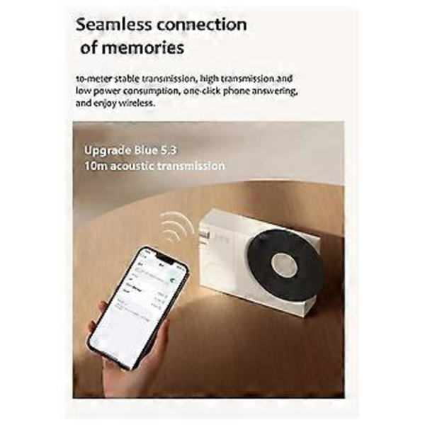 Vinyyli Bluetooth-kaiutin Retro Korkealaatuinen Mini Audio Kannettava Kellokaiutin Tukee TF-korttia /AUX, Pinkki
