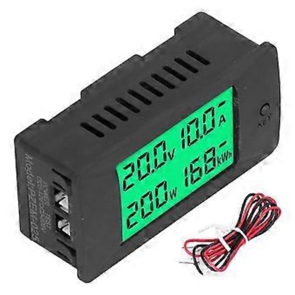 Energimåler LCD Digital Display Spænding Strøm Indikator Voltmeter DC 5-12V Pzem025
