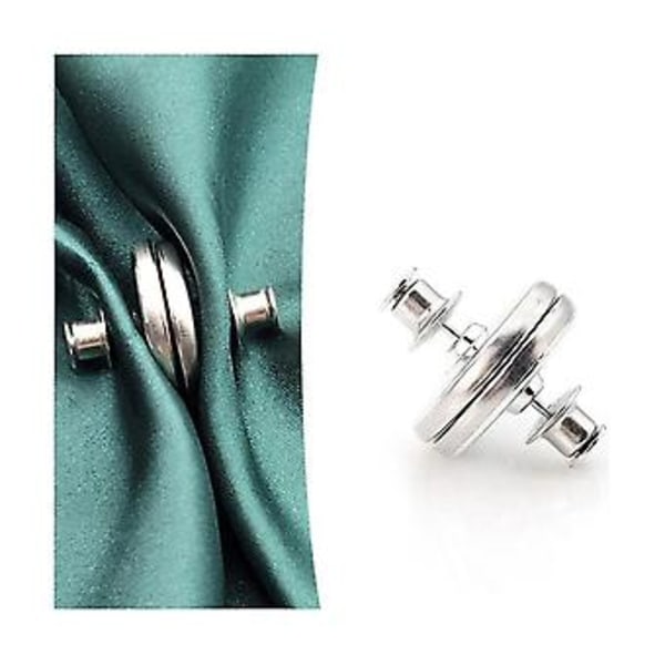Magnetisk gardinknapphållare i metall, avtagbar fönsterskärm, magnetspänne, ljustät rumsgardin