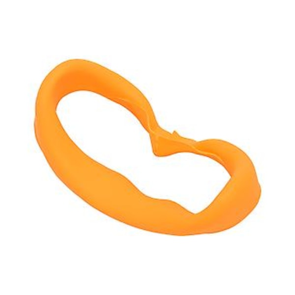 VR Silikone Ansigtsdækning Vandtæt Vaskbar Blød VR Ansigtsmaske Pude til PICO 4 VR Briller Orange