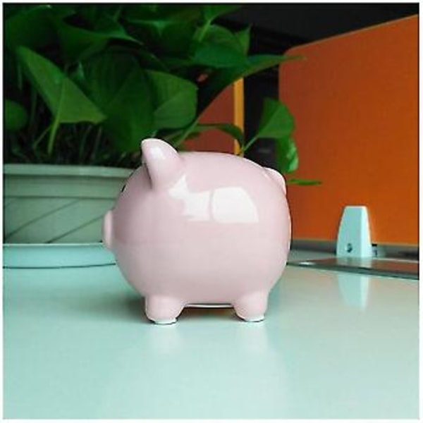 Keramisk sparegris, pink